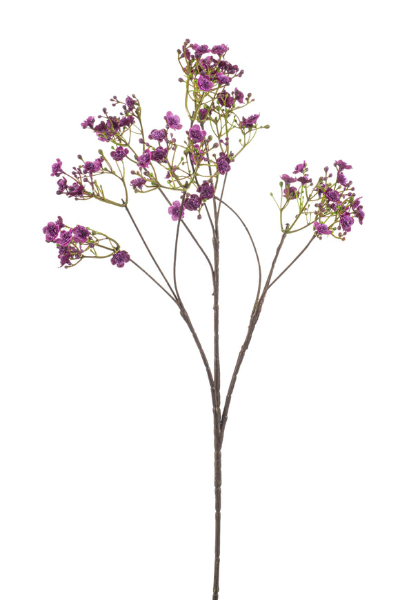 Gypsophile artificiel - 1 tige - Violet foncé