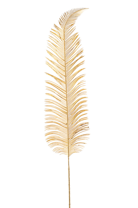 Palme artificielle - 1 feuille - Gold
