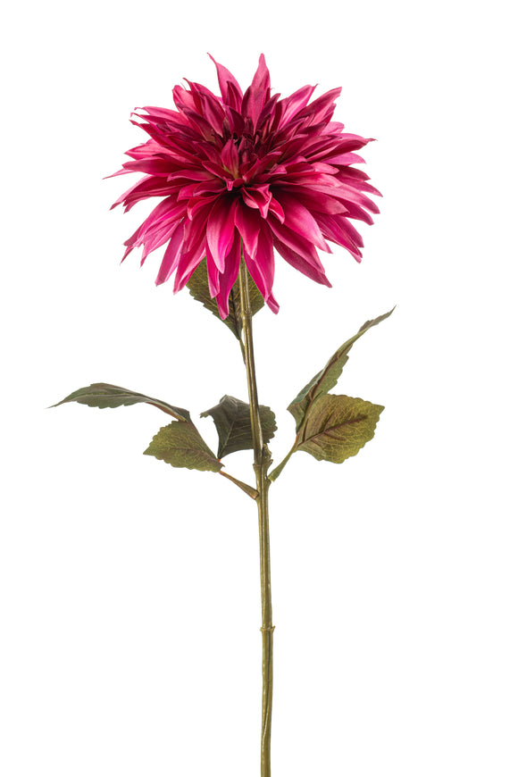 Dahlia artificiel - 1 tige - Fuchsia