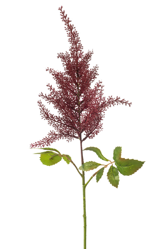 Astilbe artificielle - 1 tige - Bordeaux