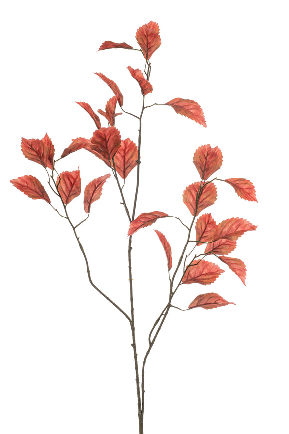 Hêtre artificiel - 1 branche - Corail