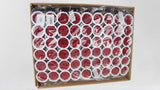 Rosas preservadas Kiara 5 cm - Granel 336 piezas 1,85€/rosa - Rojo vibrante
