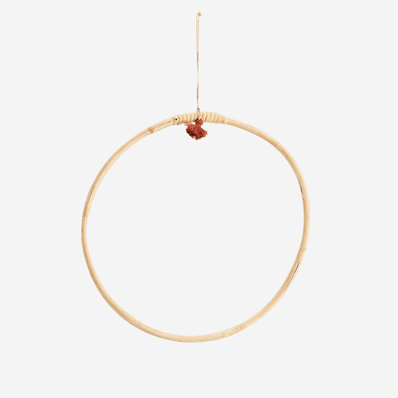Bamboo wreath ring - Round 30 cm - Bamboo